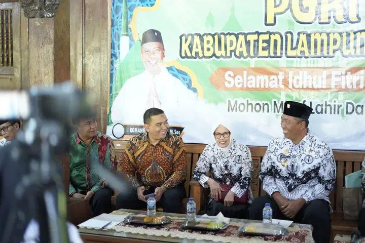 Gubernur Lampung Groundbreaking Jalan Rigid Beton Bangun Rejo–Kalirejo